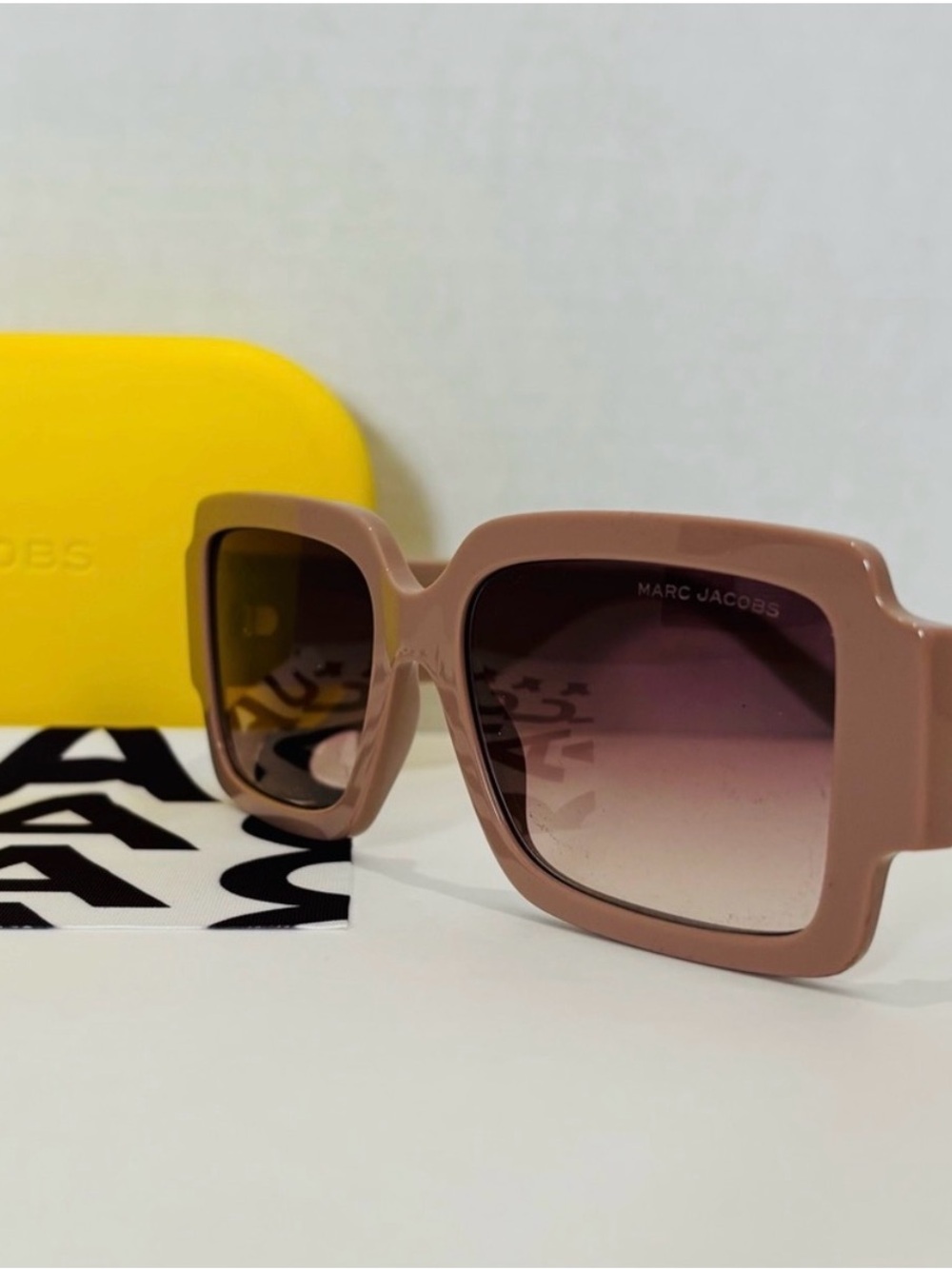 Authentic MARC JACOBS Tan Sunglasses